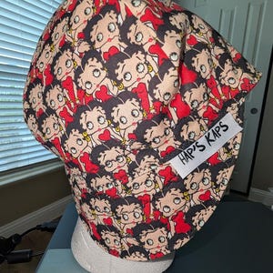 Betty Boop Pattern Welders Cap