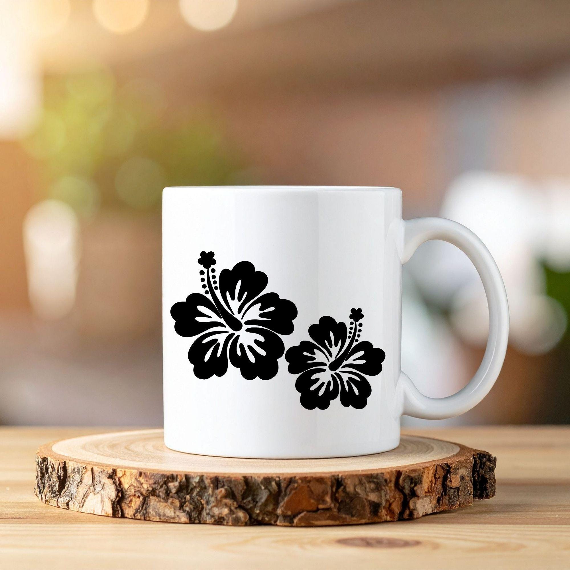 Hibiscus Flower SVG Bundle, Tropical Hawaiian Clip Art (digital ...