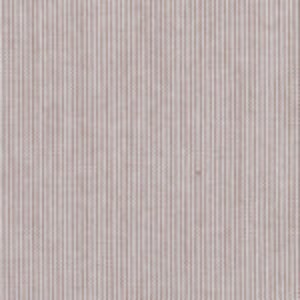 May include: A close-up of a light grey fabric with thin, vertical stripes. The fabric has a subtle texture.