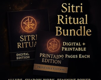 Sitri Ritual Bundle • Allure, Shadow Work & Feminine Power (PDF)