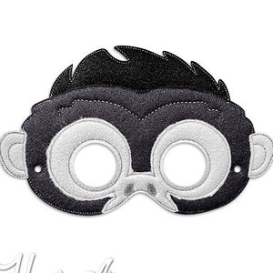 Talented Gorilla Mask Embroidery Design - Gorilla Mask - ITH Gorilla Mask - Gorilla Embroidery Design - In The Hoop Monkey - Monkey Costume