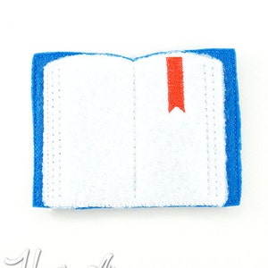 Prenota Feltie ricamo Design, libro feltie, ricamo a macchina, ITH, nel telaio, 4 x 4, ricamo di libro, insegnante feltie, torna a scuola, carina