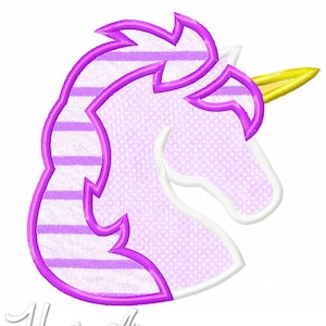 Unicorn Applique Embroidery Design, unicorn applique, horse applique, machine embroidery, applique, unicorn embroidery, magical applique