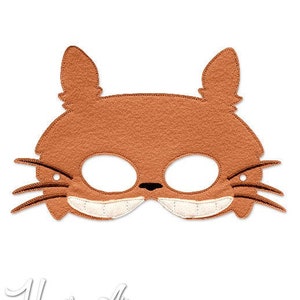 Forest Spirit Mask Embroidery Design, bunny mask, machine embroidery, ITH mask, in the hoop mask, embroidery mask, 5x7, 6x10, character