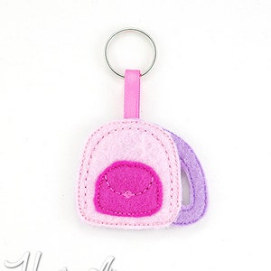 Backpack Keychain Embroidery Design, bookbag, keychain embroidery, machine embroidery, ITH, in the hoop, bag embroidery, teacher, school