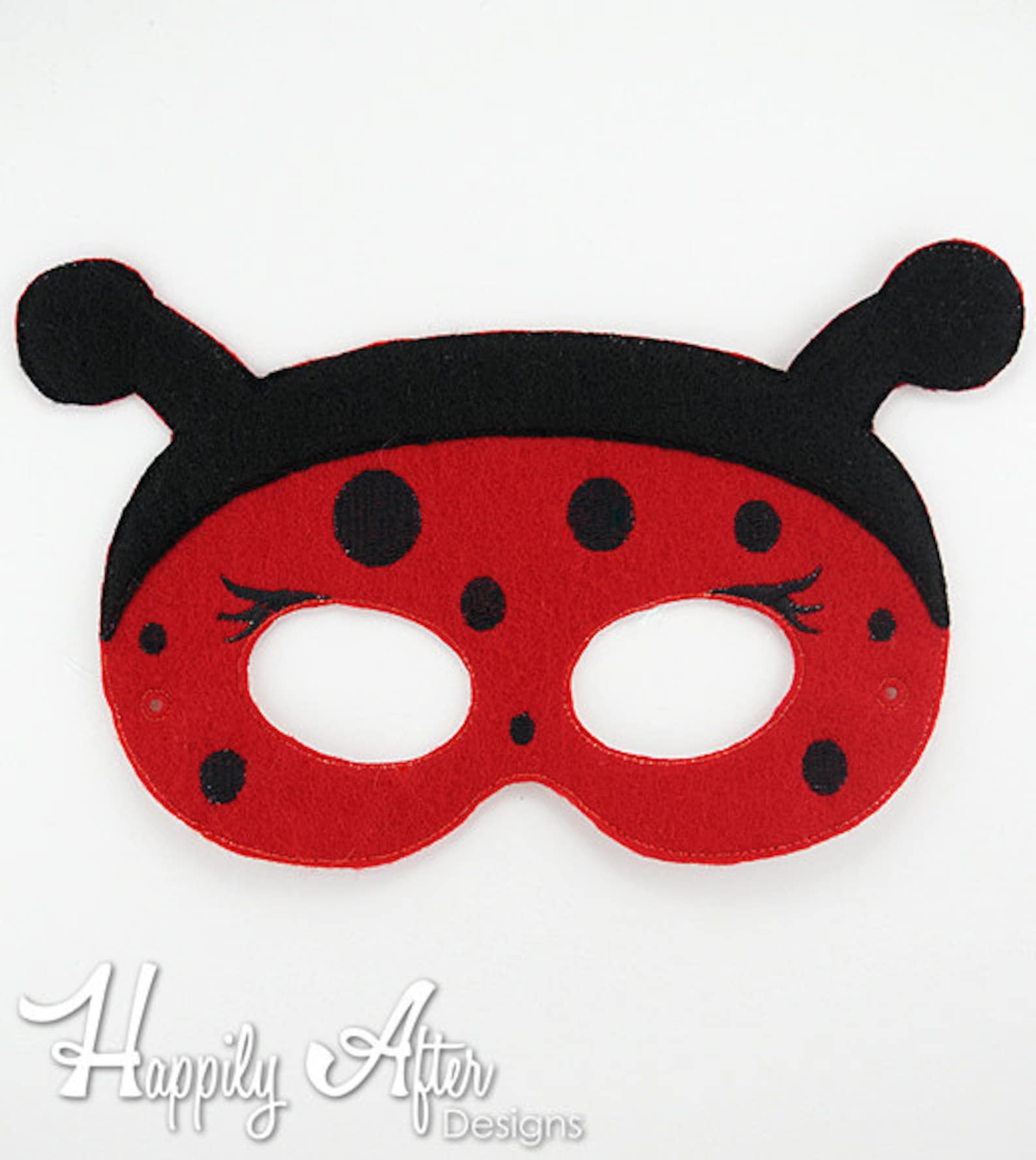 Ladybug Mask Embroidery Design, Ladybug Mask, Machine Embroidery, ITH ...