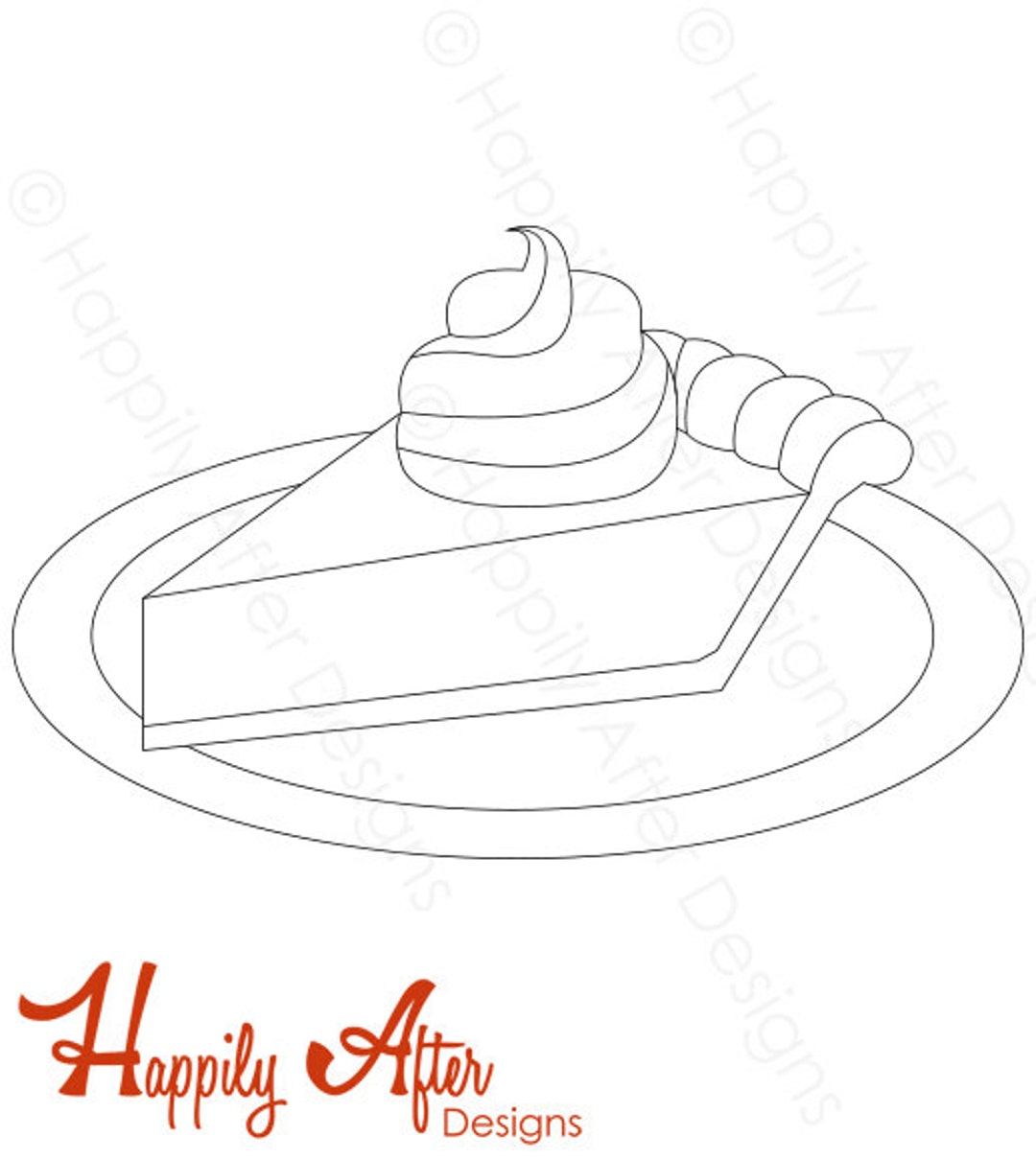 Pumpkin Pie Hand Embroidery Pattern, Pie Pattern, Dog, Hand Embroidery ...