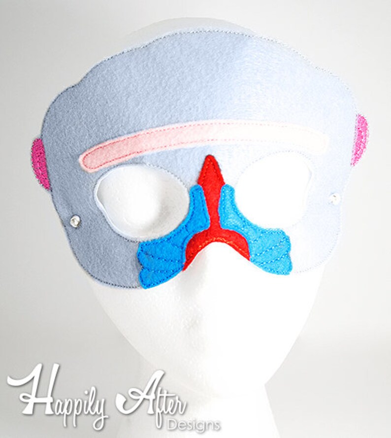 Baboon Mask Embroidery Design Baboon Mask Machine - Etsy