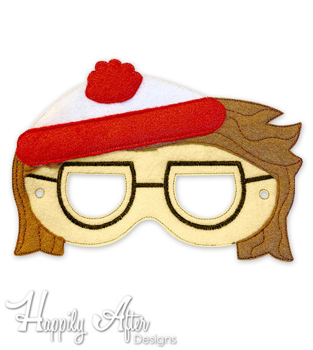 Lost Girl Mask Embroidery Design Hidden Mask Machine Etsy