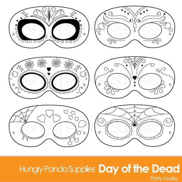 Day of the Dead Mask - Etsy