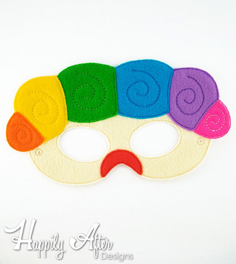 Clown Mask Embroidery Design Clown Mask Machine Embroider Etsy