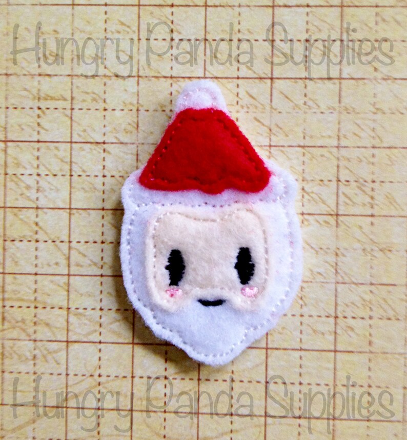 Santa Claus Feltie Embroidery Design Christmas Feltie Santa Etsy