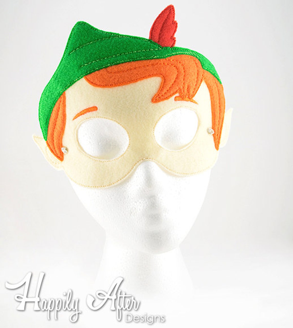 Peter Pan Mask Embroidery Design pan mask machine | Etsy