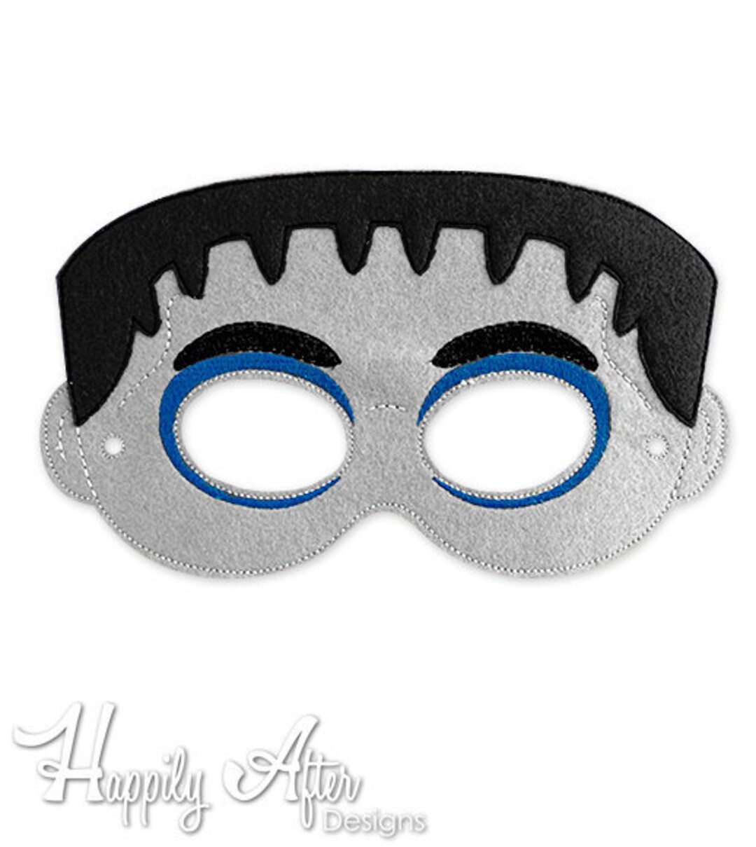 Butler Mask Monster Butler Mask Embroidery Design, Monster Mask, Machine Embroidery ...