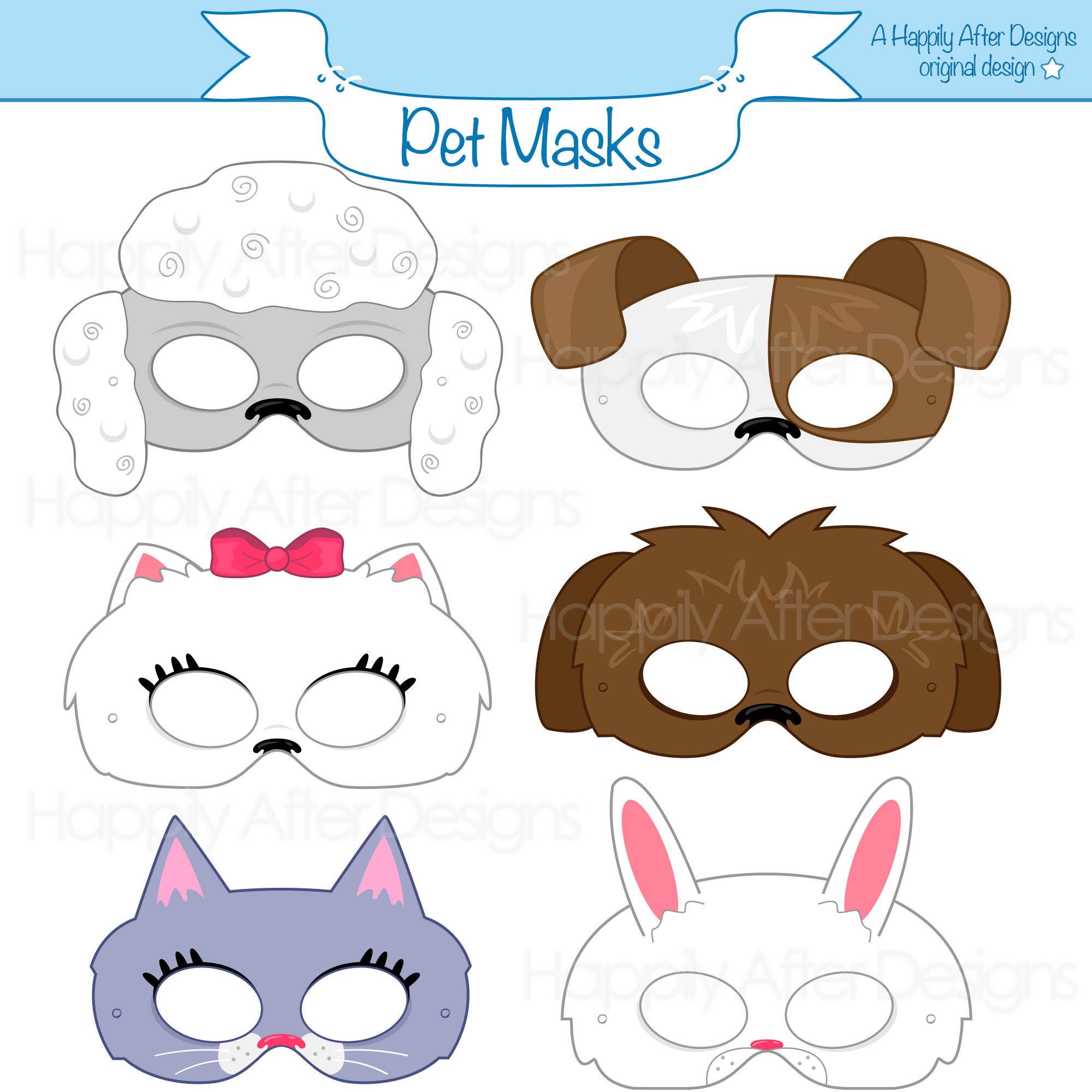 Pets Printable Masks Bunny Mask Dog Mask Character Mask - Etsy New Zealand Pets Printable Masks Bunny Mask Dog Mask Character Mask - Etsy New Zealand