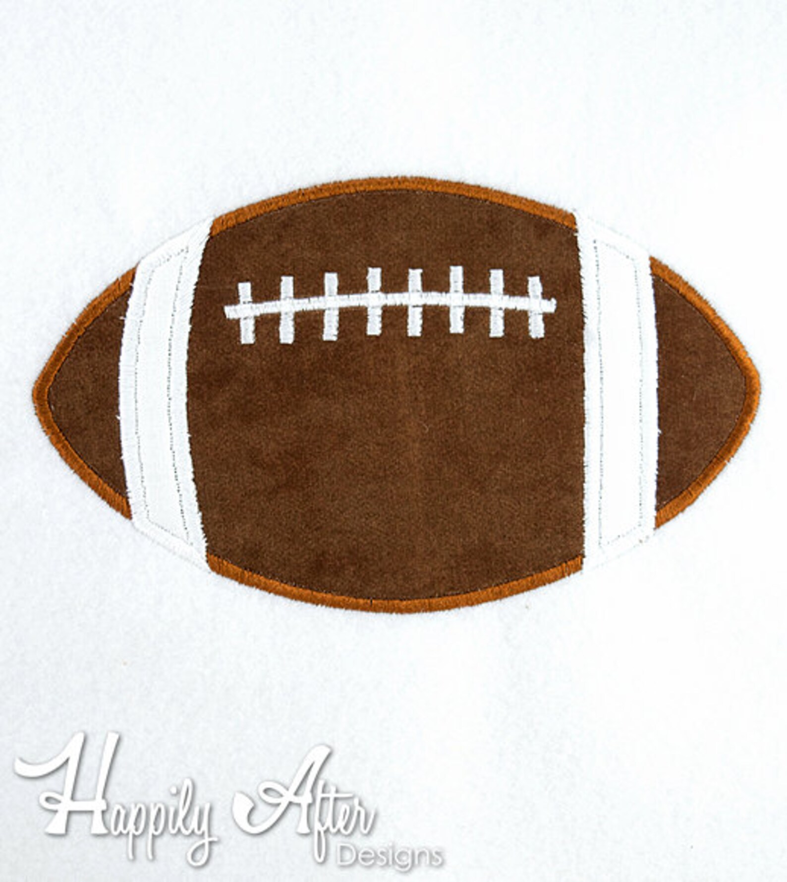 Football Applique Embroidery Design Football Applique Sports Etsy