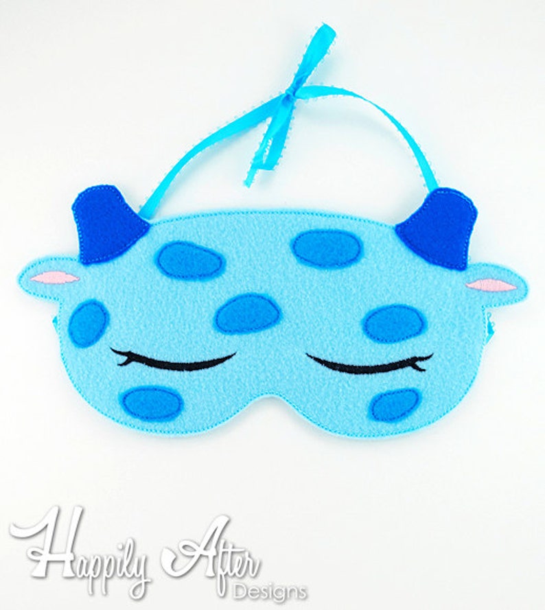 Giraffe Sleep Mask Embroidery Design Sleep Mask Machine Etsy