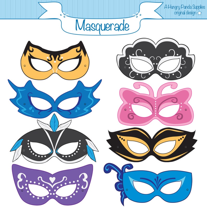 masquerade-printable-masks-masquerade-mask-printable-etsy