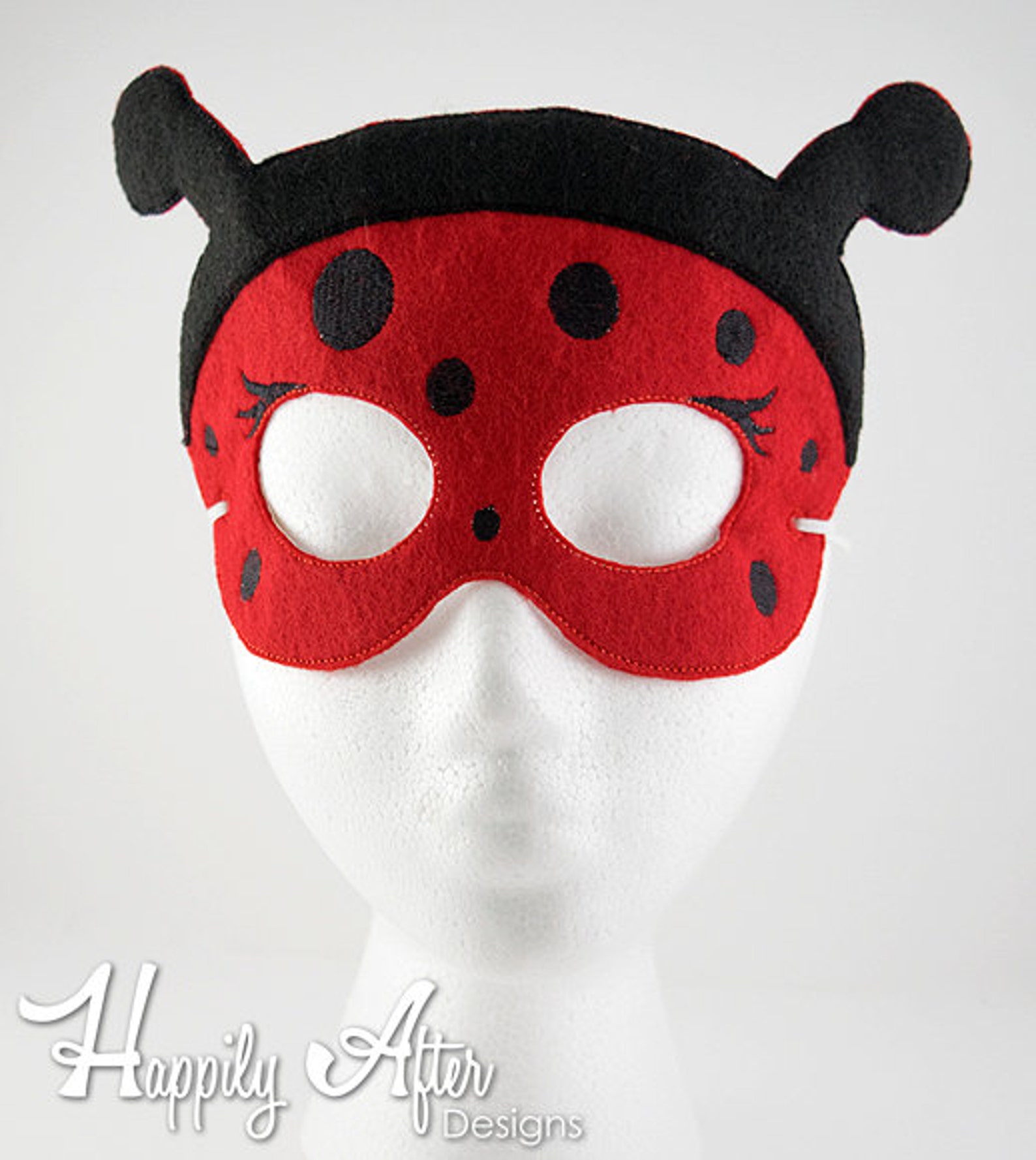Shadow Masks Ladybug Ladybug Mask Embroidery Design, Ladybug Mask, Machine Embroidery, ITH ...