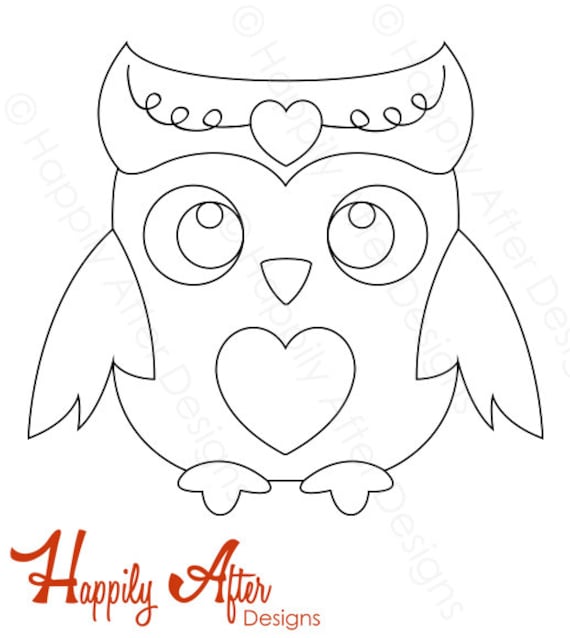Hoot Owl Hand-Embroidered Brooch Pin Hoot Owl Hand-Embroidered Brooch Pin