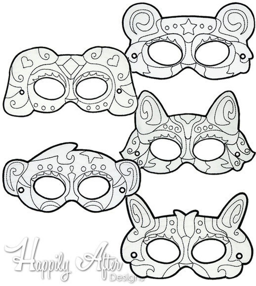 Lot De 10 Masques En Maille Pour Broderie - Tissu Blanc Pour Yeux De Costume, Mascaras, Cosplay - 5