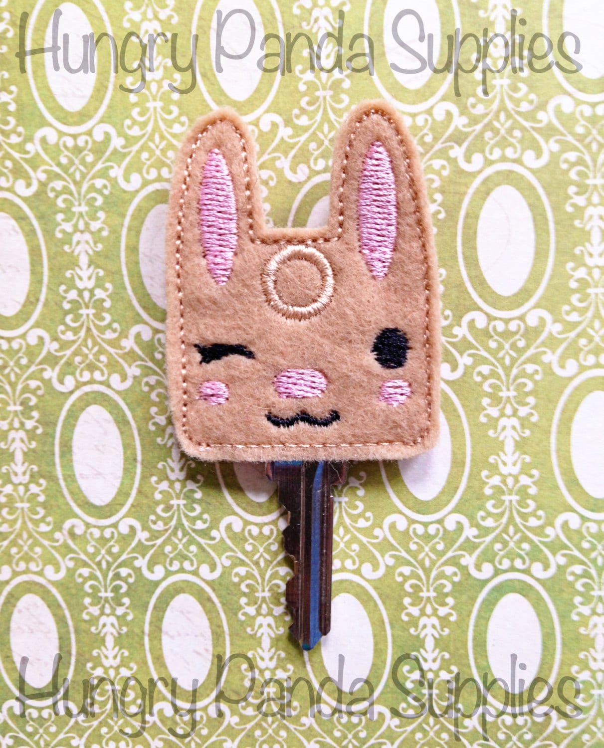 Bunny Key Cover Embroidery Design Rabbit Bunny Key Cover Etsy