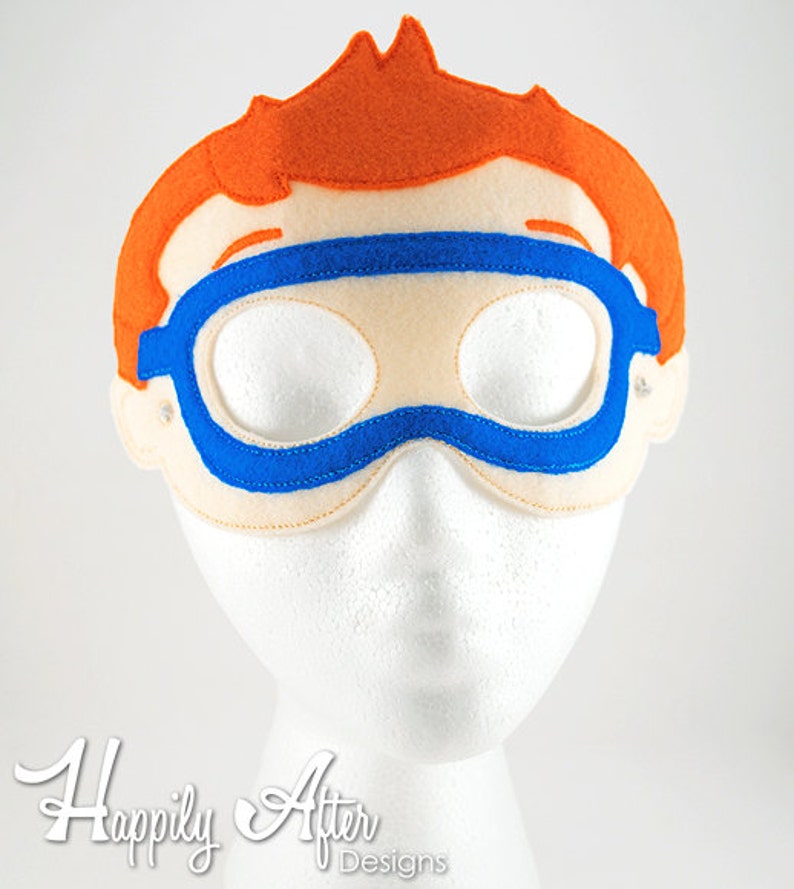  Scuba  Boy Mask  Embroidery  Design  boy mask  machine Etsy