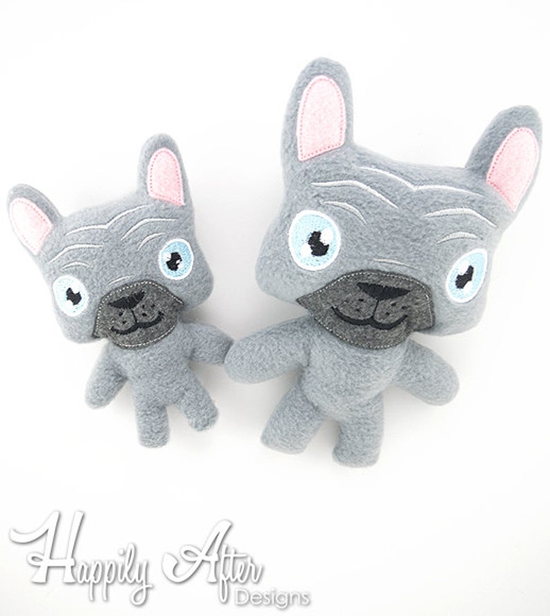 Download French Bulldog Stuffie Embroidery Design dog frenchie dog ...