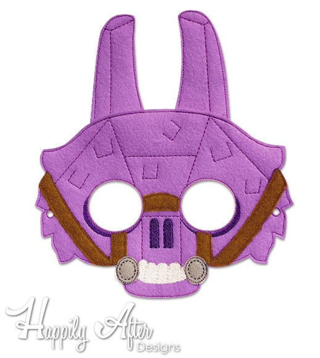 Silly Llama Mask Embroidery Design Llama Mask Machine - Etsy