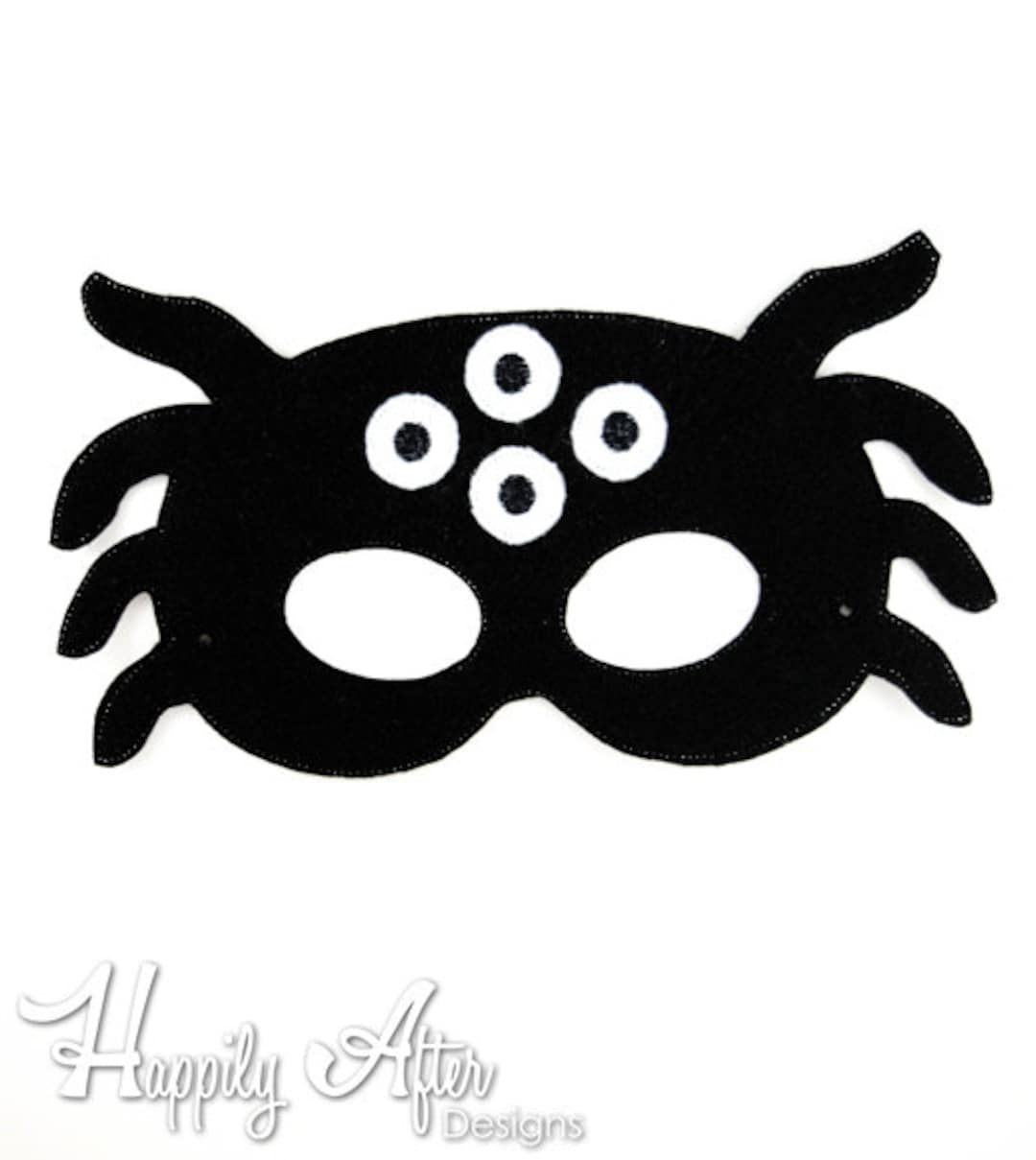 Spider Mask Embroidery Design, Spider Mask, Machine Embroidery, ITH ...