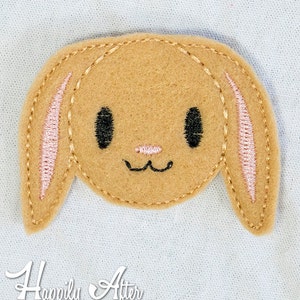 Hase Hase Feltie Stickmuster Hase Feltie Kaninchen Feltie, Ostern, Maschinenstickerei, ITH, in den Reifen, 4 x 4, Hasen, Kaninchen