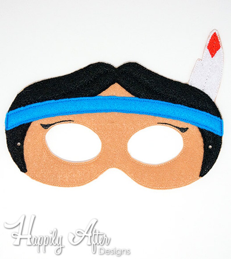 Peter Pan Mask Embroidery Design Pack Pan Mask Pan Costume - Etsy