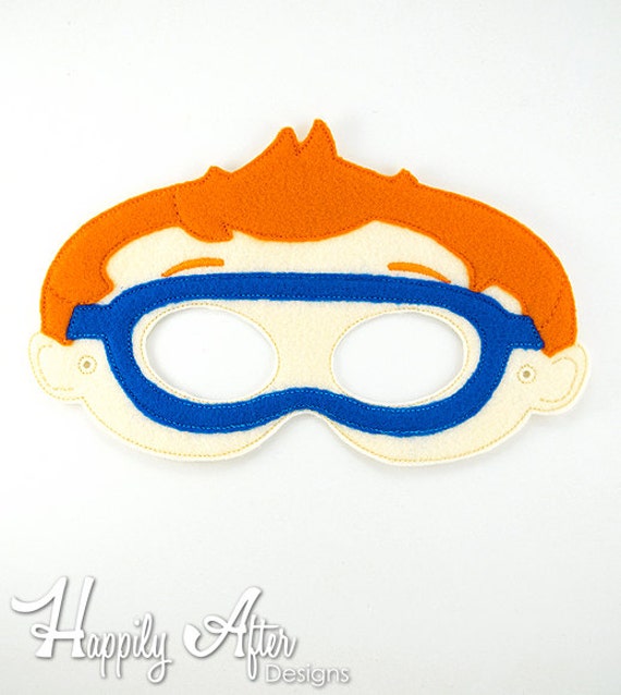  Scuba  Boy Mask  Embroidery  Design  boy mask  machine Etsy