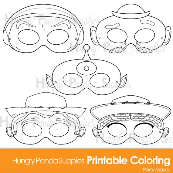 Toys Printable Coloring Masks Toy Mask Cowboy Cowgirl - Etsy Toys Printable Coloring Masks Toy Mask Cowboy Cowgirl - Etsy