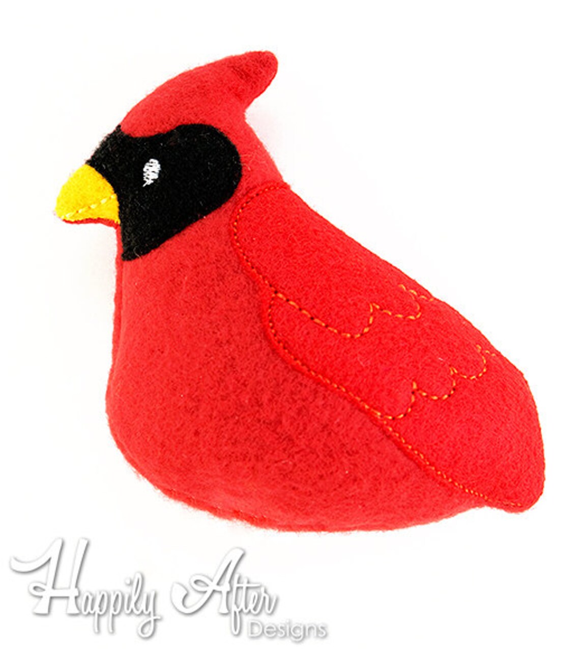 Cardinal Stuffie Embroidery Design, Cardinal, Bird, Cardinal Machine ...