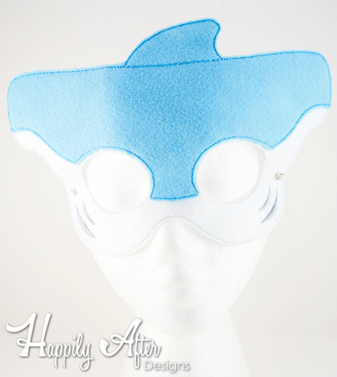Hammerhead Shark Mask Embroidery Design Shark Mask Machine Etsy