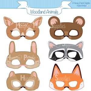 Woodland Animal Masks – Mornings Together