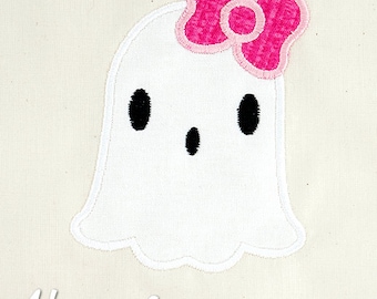 Ghost Applique Embroidery Design, ghost applique, halloween applique, machine embroidery, applique, ghost design, ghost embroidery, ghost