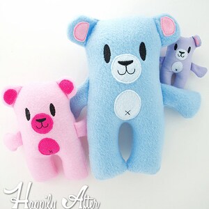 Teddy Bear Stuffie borduurwerk ontwerpen, bear, teddy, dragen machine borduurwerk, ITH plushie, in de hoepel, ith, gevuld, bear softie, dier