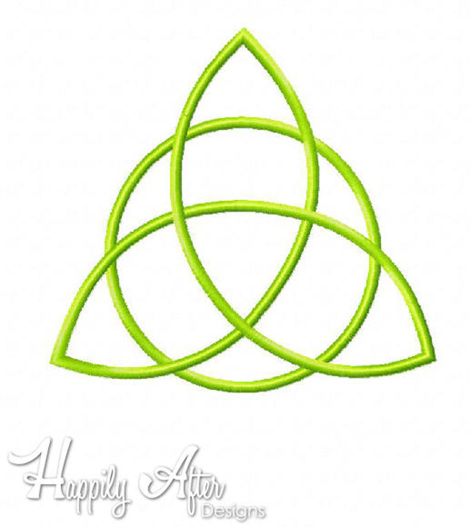 Trinity Rope Designs Trinity Knot Applique Embroidery Design, Celtic Applique, Irish ...