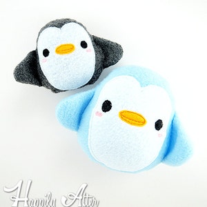 Penguin Stuffie Embroidery Design,penguin stuffed animal, penguin machine embroidery, ITH plushie, in the hoop, stuffed, penguin softie
