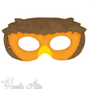 Bird Mask Embroidery Design Pack, Birds, Robin, Quail, Owl Mask ...