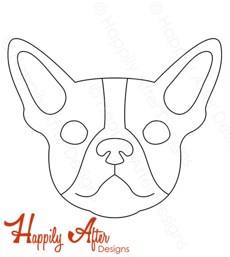 Boston terrier hand jessecmault pattern dog pattern dog hand  etsy