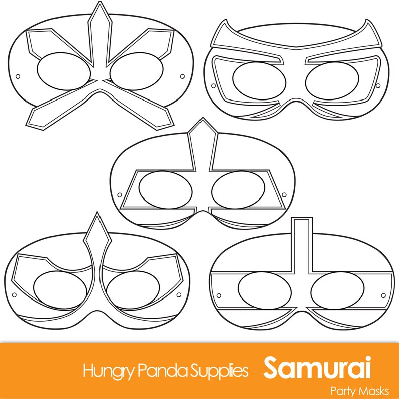 Samurai Printable Coloring Masks, Printable Mask, Paper Mask, social gathering masks, boys celebration, boys gown, boy get together masks, superhero masks, ninja graphic relating to Superhero Masks Printable identified as Samurai Printable Coloring Masks, Printable Mask, Paper Mask, get together masks, boys get together, boys dress, boy social gathering masks, superhero masks, ninja