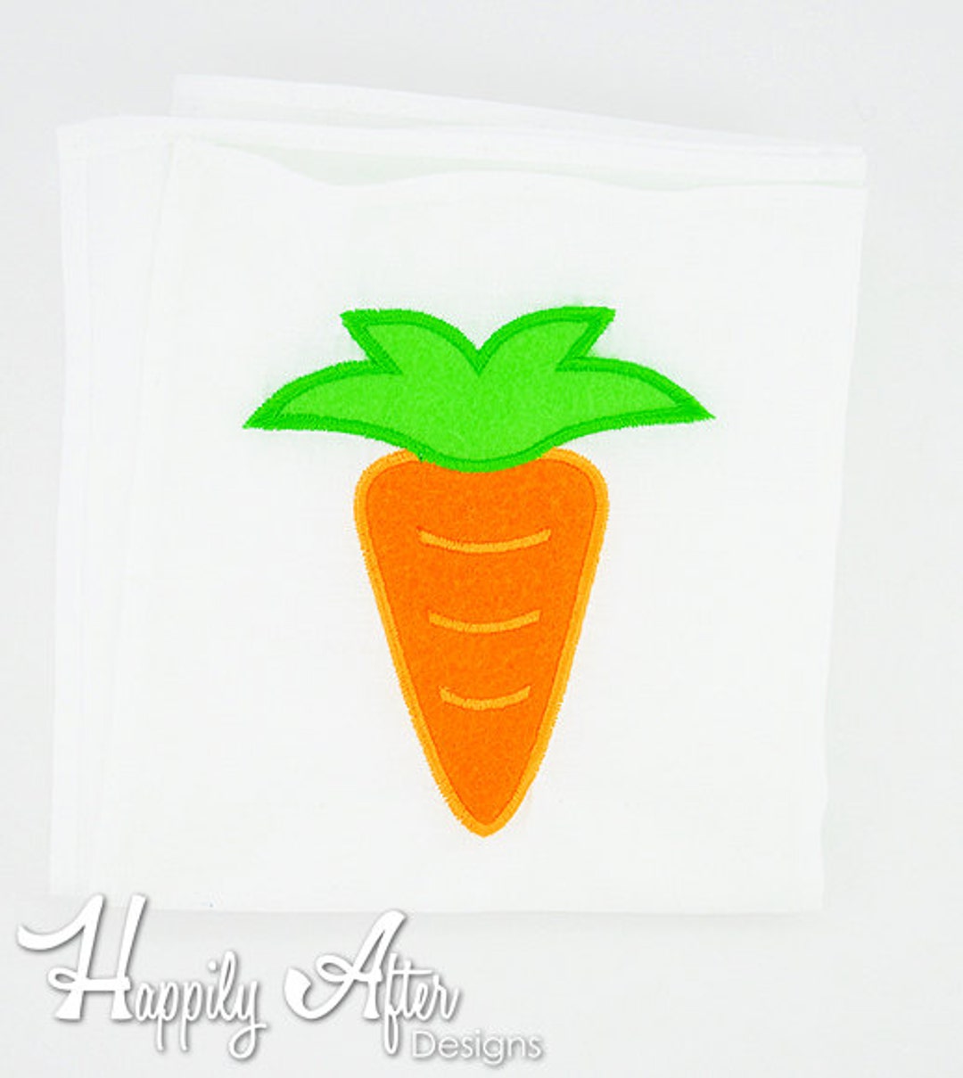 Carrot Applique Embroidery Design Easter Applique Carrot Etsy
