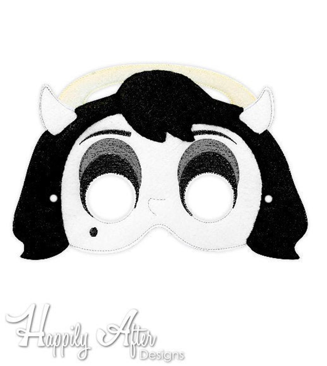 Dark Angel Mask Embroidery Design Angel Mask Machine - Etsy