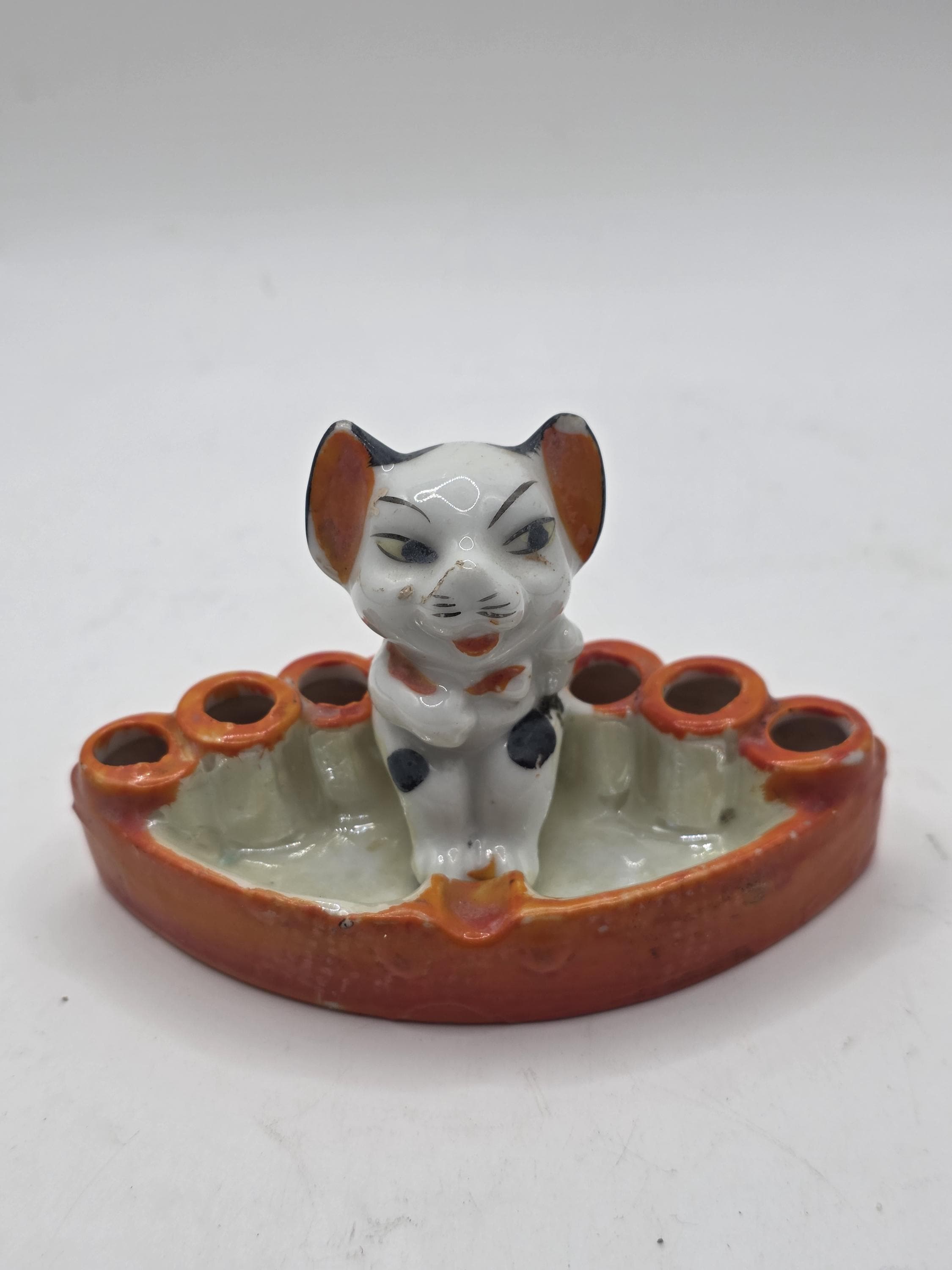 Japanese 1950's Porcelain Cat - Etsy