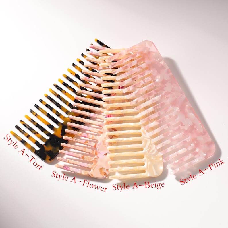 Custom Name Hair Comb, Vintage Acetate Comb, Personalized Gift for Her, Bridesmaid Gift, Wedding Gift, Birthday Gift for Women image 6