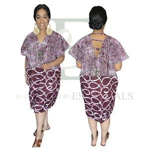 Mini bobou bordeaux con schiena scoperta / Taglia unica (M–XXL)