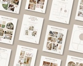 Interior Design Mood Board Template – PDF + Canva